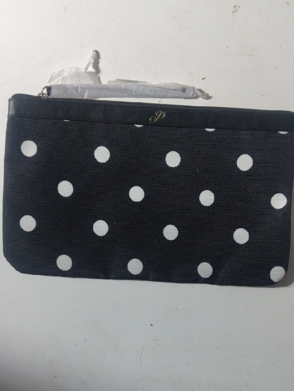 Victoria Secret Pink Polka Dot Zip Pouch